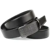Anthoni Crown Ledergürtel , Herren, Gr. 100, schwarz, Rindsleder, Gürtel Ledergürtel