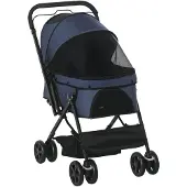 PawHut Hundebuggy 76,5L x 52B x 95H cm | Gr.: onesize