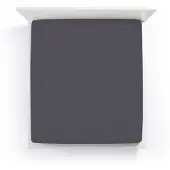 Bella Donna Topper Spannbetttuch La Piccola 100x200 cm | anthrazit - grau