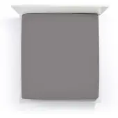 Bella Donna Topper Spannbetttuch La Piccola 180x210 - 180x220 cm | hellanthrazit - grau