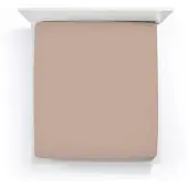 Bella Donna Topper Spannbetttuch La Piccola 100x200 cm | trüffel - braun