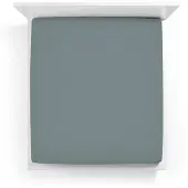 Bella Donna Topper Spannbetttuch La Piccola 160x210 - 160x220 cm | zement - grau