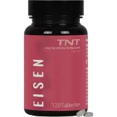 TNT Eisen Bisglycinat (120 Tabeletten). 18mg/Tablette. Bei Eisenmangel. Trägt u.a zur Verringerung von Müdigkeit, Erschöpfung bei