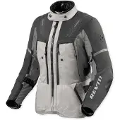 REV'IT! Revit Sand 5 H2O wasserdichte Damen Motorrad Textiljacke, silber/anthrazit, 38