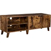 Songmics TV-Schrank, 140 cm lang, für Fernseher bis zu 65 Zoll, mit 2 Türen