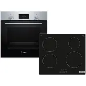 Bosch HBD231BR60 Set Backofen HBF133BR0 + Induktionskochfeld PUE61RBB6E