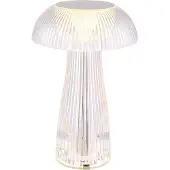 Globo Tischlampe kabellos mit Akku Touch Dimmer Kristall Tischleuchte Dimmbar 28072
