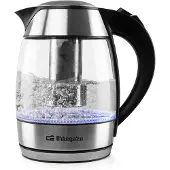 Orbegozo KT 6040, 1,8 l, 2200 W, Schwarz, Edelstahl, Metall, Kunststoff, Wasserstandsanzeige, Überhitzungsschutz
