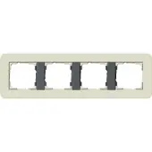 Gira 0214427 Abdeckrahmen 4f E3 Sand/Anthrazit