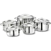 KOPF Topfset Stilo (Edelstahl, 10-teilig, inkl. 5 Deckel, Induktion)
