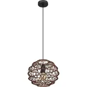 Globo Lighting Hängeleuchte Metall schwarz matt, 1x E27
