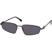 Dsquared2 ICON 0015/S Herren-Sonnenbrille Vollrand Geometrisch Metall-Gestell, schwarz