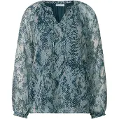 Street One Bluse in Petrol/ Creme - 40