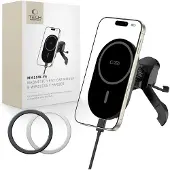 Tech-Protect MM15W-V6 Magnetic MagSafe Car Air Vent Holder - Black