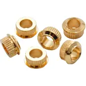 Göldo MB05G Adapterhülsen für Gitarrenmechaniken 6,3 mm Gold - Mechanik