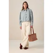 Sissy-Boy Jacke Mit Ballonärmeln - Blau | Größe: L