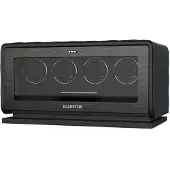 Klarstein LuminousTime Uhrenbeweger 4 Uhren viele Einstellungen LED 10dB Schwarz