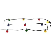 Globo Lighting Lichterkette Kunststoff schwarz, 10xE27