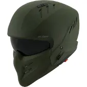 Suomy Armor Plain Matt Grün Jethelm Größe XL