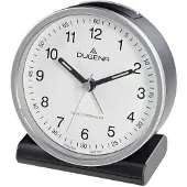 Dugena 4460943 Funkwecker Silber / Weiß