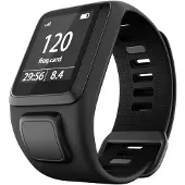 INF Armband für TomTom Adventurer /Runner /Golfer /Spark /Cardio Musik Ersatzarmband Black