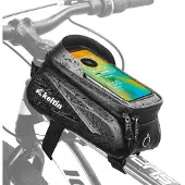 Keltin Fahrradtasche Wasserdicht Klettverschluss Gepäckträger Mit Telefonhalter Gross