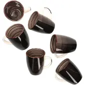 MamboCat 6er Set Coffeeblack Kaffeebecher mit Henkel schwarz - 24326256