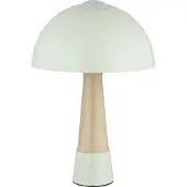 Globo Tischlampe Paulin, grün, für Schlafzimmer, Metall, Skandinavisch, Tischlampe