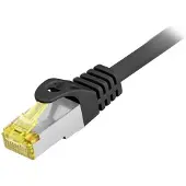 Equip Cat.6A S/FTP Outdoor-Patchkabel, 25m, schwarz