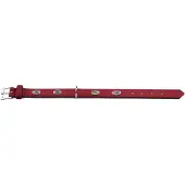 Hunter Halsband Softie Stone S-M (45), rot/schwarz