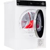 Sharp KD-NHH9S8GW3-DE Wärmepumpentrockner 9kg Knitterschutzfunktion LED-Display