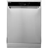 Sharp QW-WNA4YF42AI-DE Geschirrspüler 60 cm 14 Maßgedecke EEK A 42 dB WiFi AutoDoor SteamWash AquaStop Edelstahl
