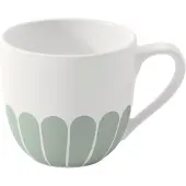 Villeroy & Boch Espressotasse FLEUR vert BHT 6.10x5.70x8.40 cm weiß
