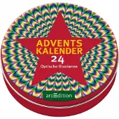 Ars Edition Adventskalender in der Dose. 24 Optische Illusionen