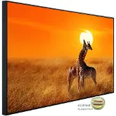 Papermoon Infrarotheizung »EcoHeat - Giraffen gegen Sonnenuntergang«, Matt-Effekt - bunt