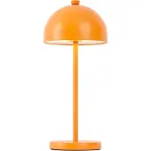 QAZQA Tischleuchte Orange inkl LED IP54 Wiederaufladbar mit Ladestation Squirrel