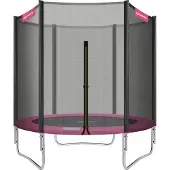 Songmics Rundes Gartentrampolin Ø 183 cm mit Sicherheitsnetz STR061P01