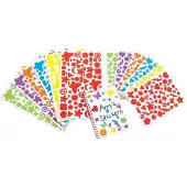 Colorations Schaumstoffaufkleber Bastelset - 1750 bunte Sticker Set