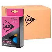 Dunlop Schachtel Mit 40+ Nitro Glow Tischtennisbällen