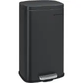 Songmics Mülleimer mit Softclose und Fusspedal, 30 Liter