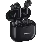 Awei Bluetooth Kopfhörer 5.3 T1 Pro + Docking Station Schwarz/Schwarz