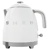 Smeg Mini-Wasserkocher 50er-Jahre-Stil 12,7 cm, glänzend weiß 12,7 cm, KLF05WHEU