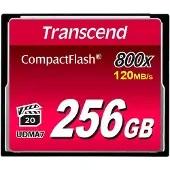 Transcend Compact Flash 256GB 800x