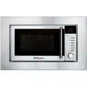Orbegozo MIG-2025, Integriert, 20 l, 800 W, Eingebautes Display, Tasten, Drehregler, Edelstahl