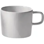Alessi Kaffeebecher PlateBowlCup White Porcelain 80 ml (Set von 4)