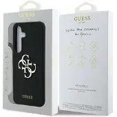 GUESS Guhcs25ss4smdk Bottom Script Samsung Galaxy S25 Handyhülle