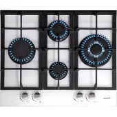 CATA LCI 6031 WH, Weiß, Integriert, 64 cm, Gaskochfeld, Glas, 4 Zone(n)