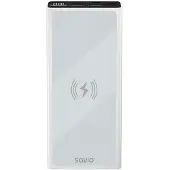 Savio Powerbank BA-06 10000 mAh induktive Aufladung Lithium Polymer (LiPo) Weiß