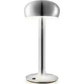 Eva Solo Emendo Portable Tischleuchte Chrom - , Metallisch, für Wohnzimmer, Aluminium