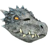 Ghoulish Weiße Drachenmaske